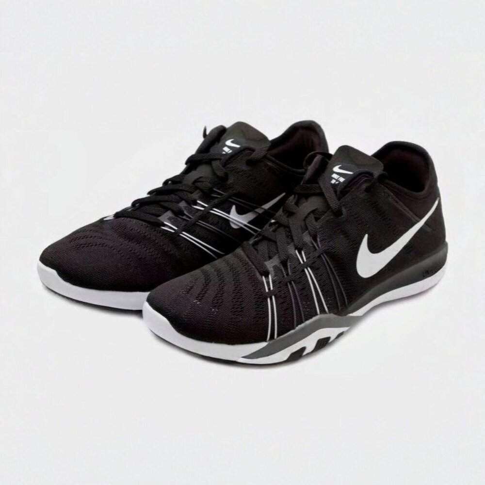 Nike Free TR 6 Black & White Sneakers Training Running Shoes